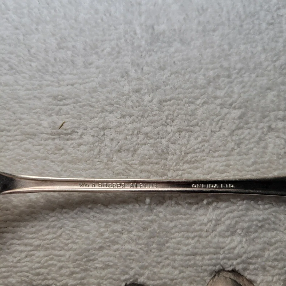 Wm.‎ A. Rogers Oneida Memory Silverplate Iced Tea Spoons Set of 8 Art Deco 1937